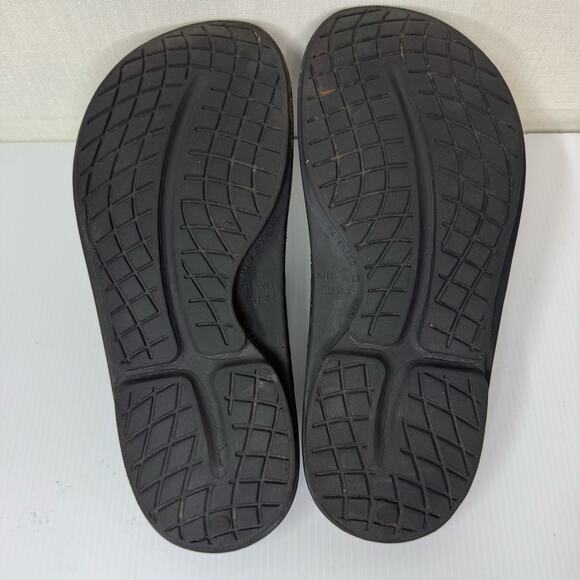OOFOS OOahh Slide Sandal Black Sz M11/W13 Sport Recovery Orthopedic Athleisure - Picture 10 of 10
